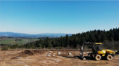 Début des travaux - Panorama