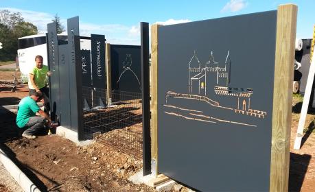 Installation de claustra fait sur-mesure